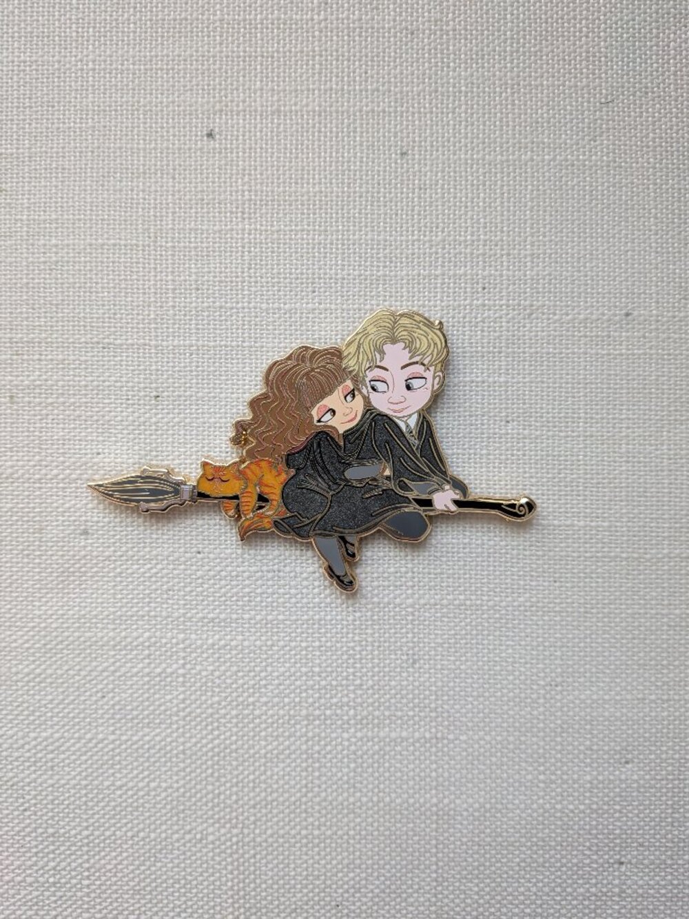 Dramione pin broomstick ride